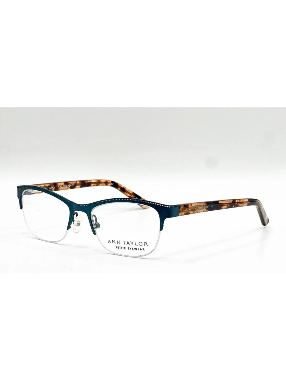 Ann Taylor Atp708 C03 Matte Teal Authentic Eyeglasses 49-17-130